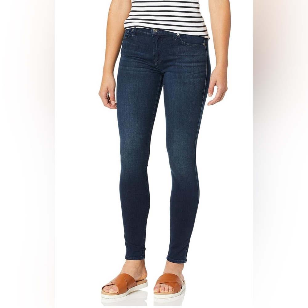 7 For All Mankind Gwenevere Skinny Mid Rise Jeans Sz 31